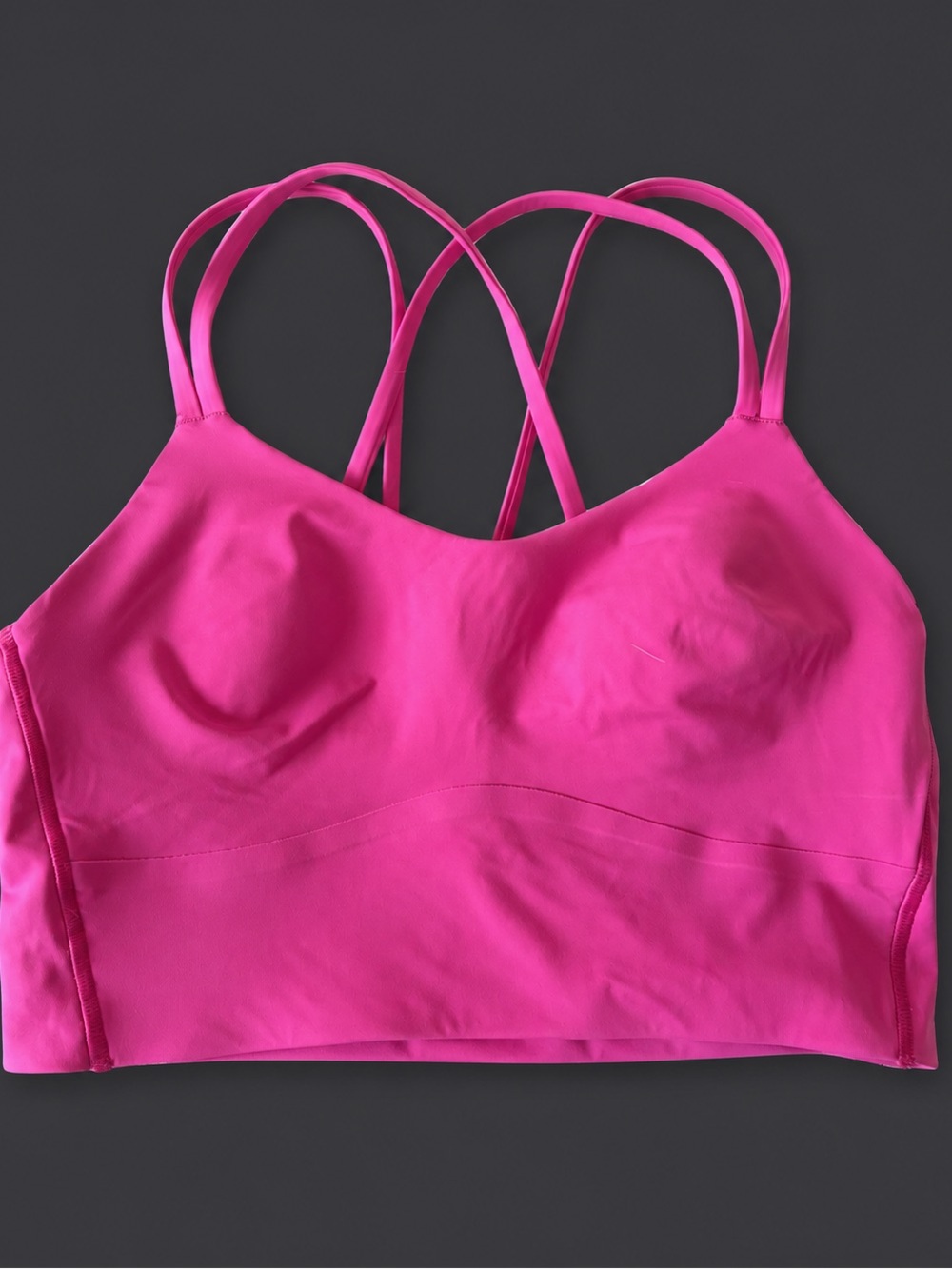Lululemon Free To Be Serene Long Line Bra / Pink / Estimated Size 6 / Exc cond
